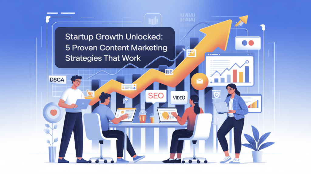 5 proven content marketing strategies for startup growth.